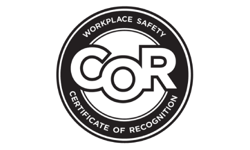 COR workplace safety certificate of recognition